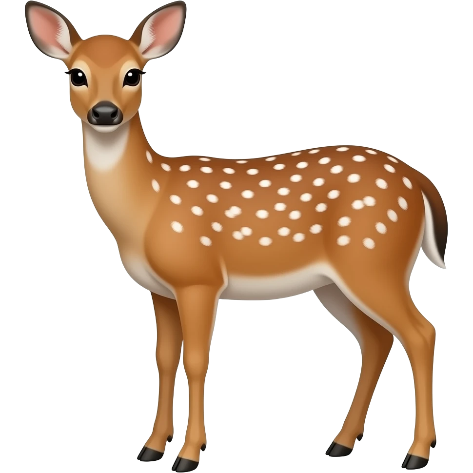 spotted deer emoji