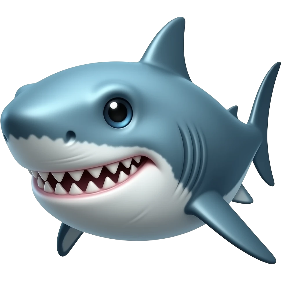 Hungry shark emoji