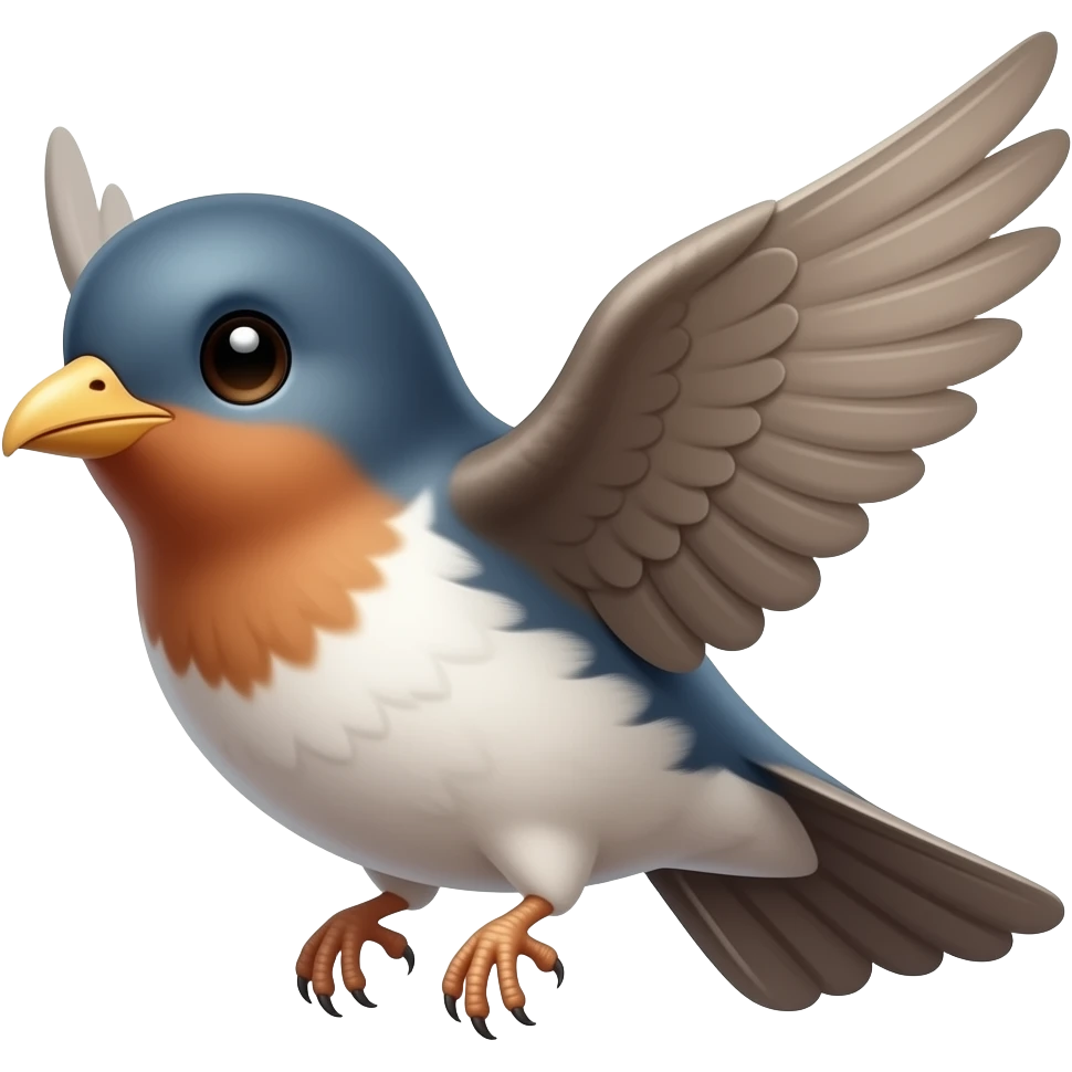 flying around emoji