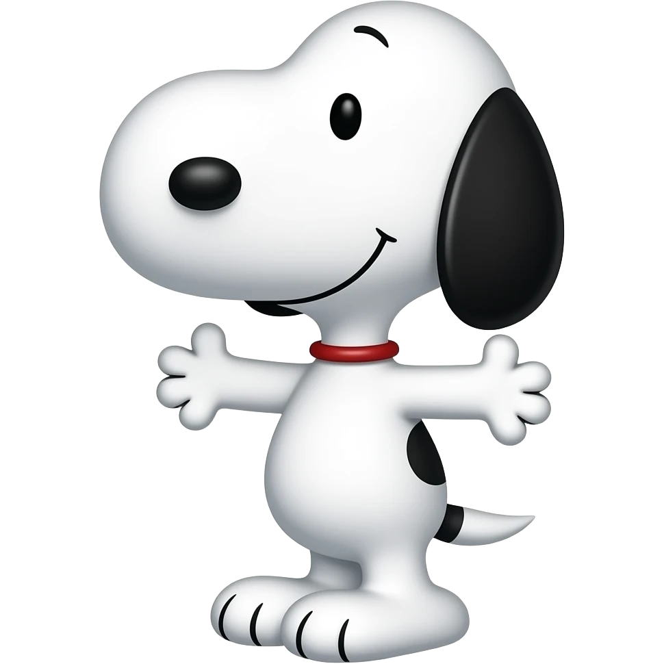 crea un emoji de snoopy emoji