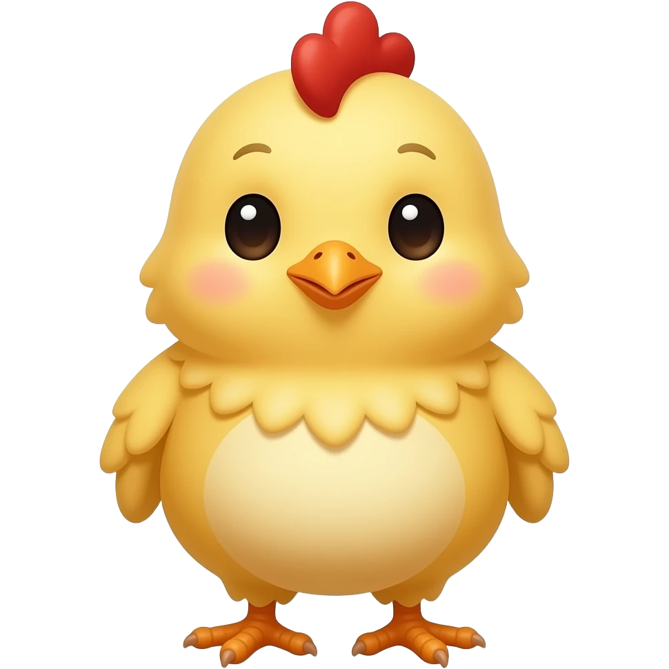 A cute Baby Chicken emoji