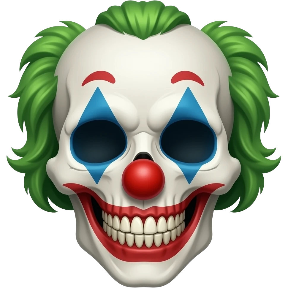 ☠️+🤡 emoji