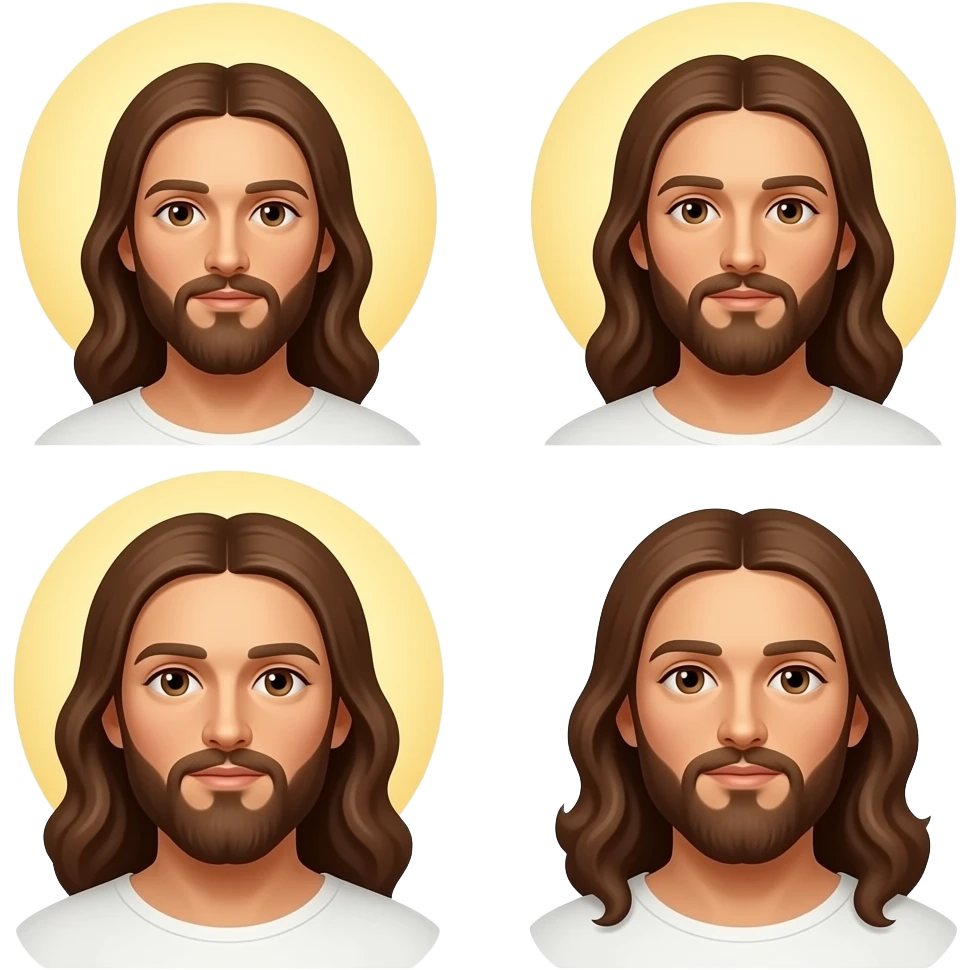 ThREE jesus emoji