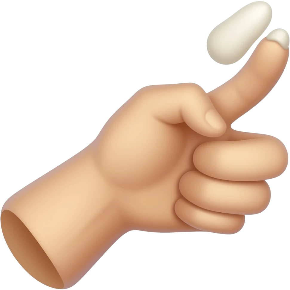 Lady finger emoji