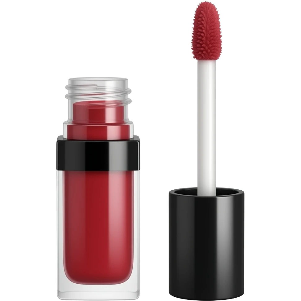 dark red lip gloss emoji