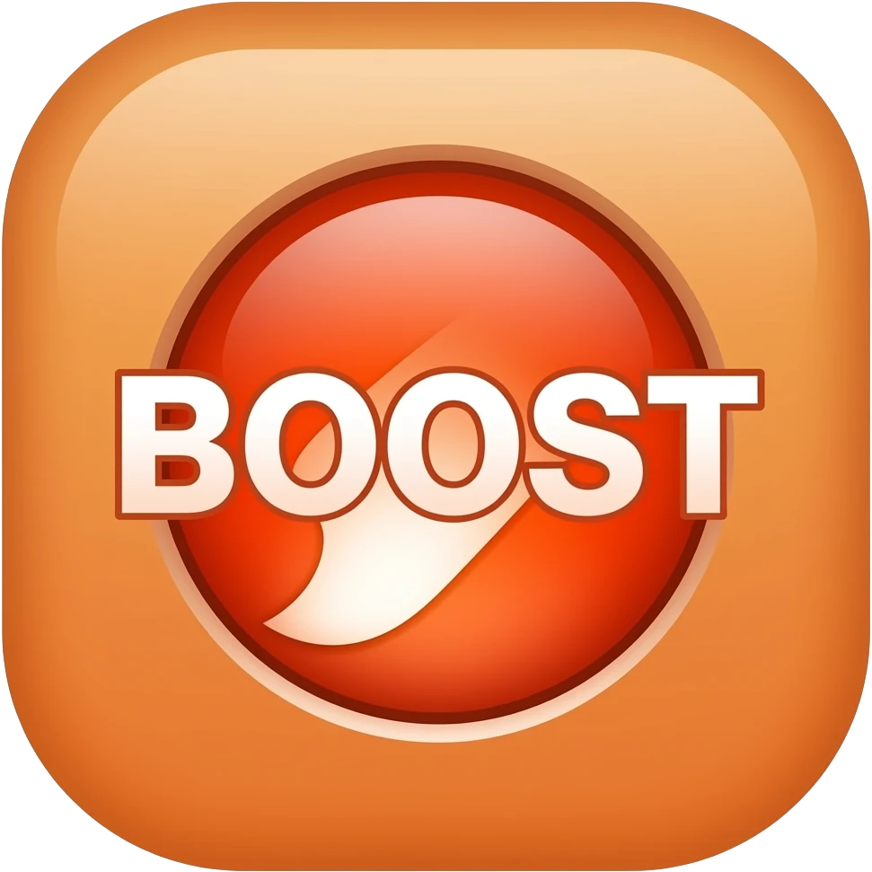Эмоджи для чата взаимной активности BOOST-актив. Преимущественно оранжевые и красные цвета emoji