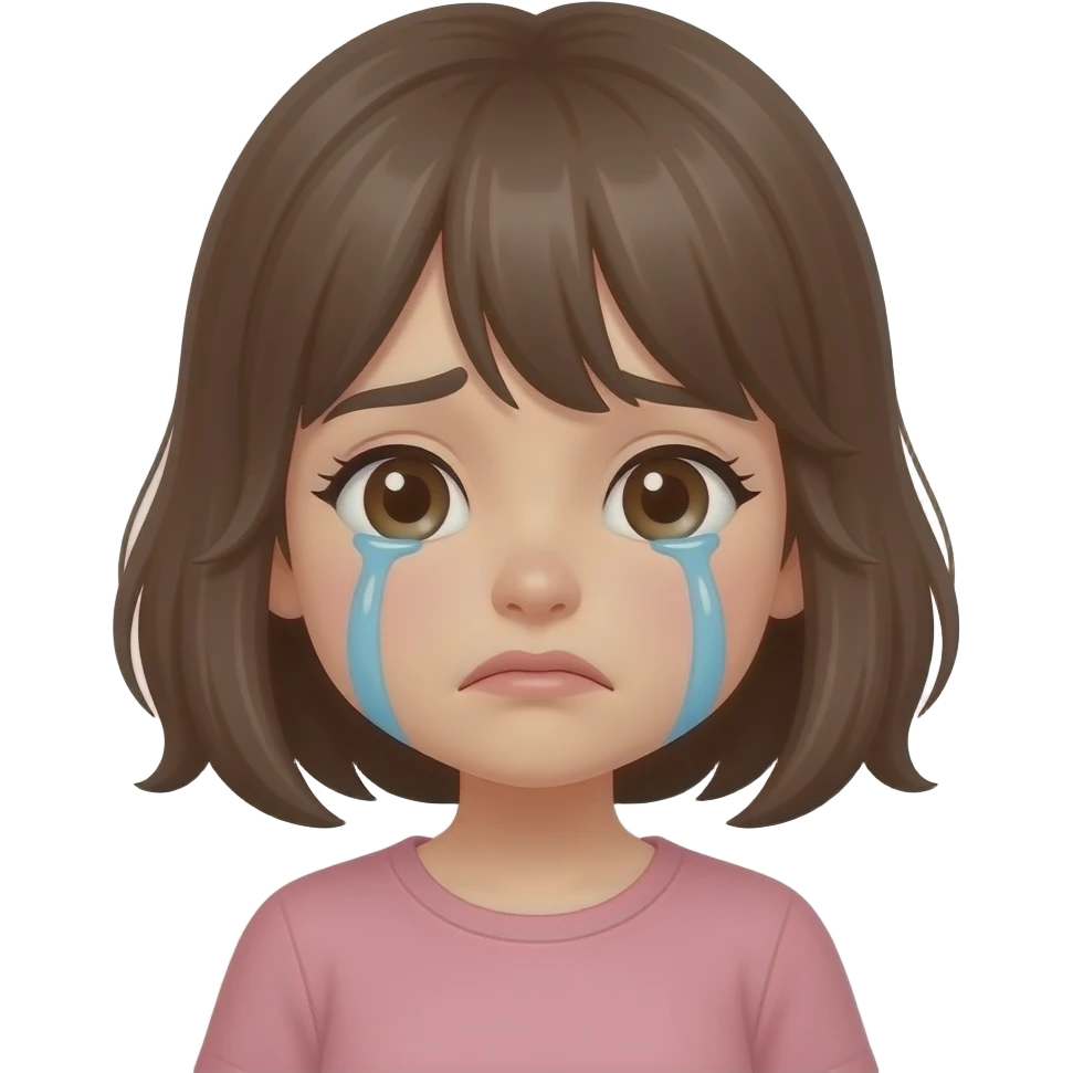 কান্না করতে থাকবে মেয়ে emoji