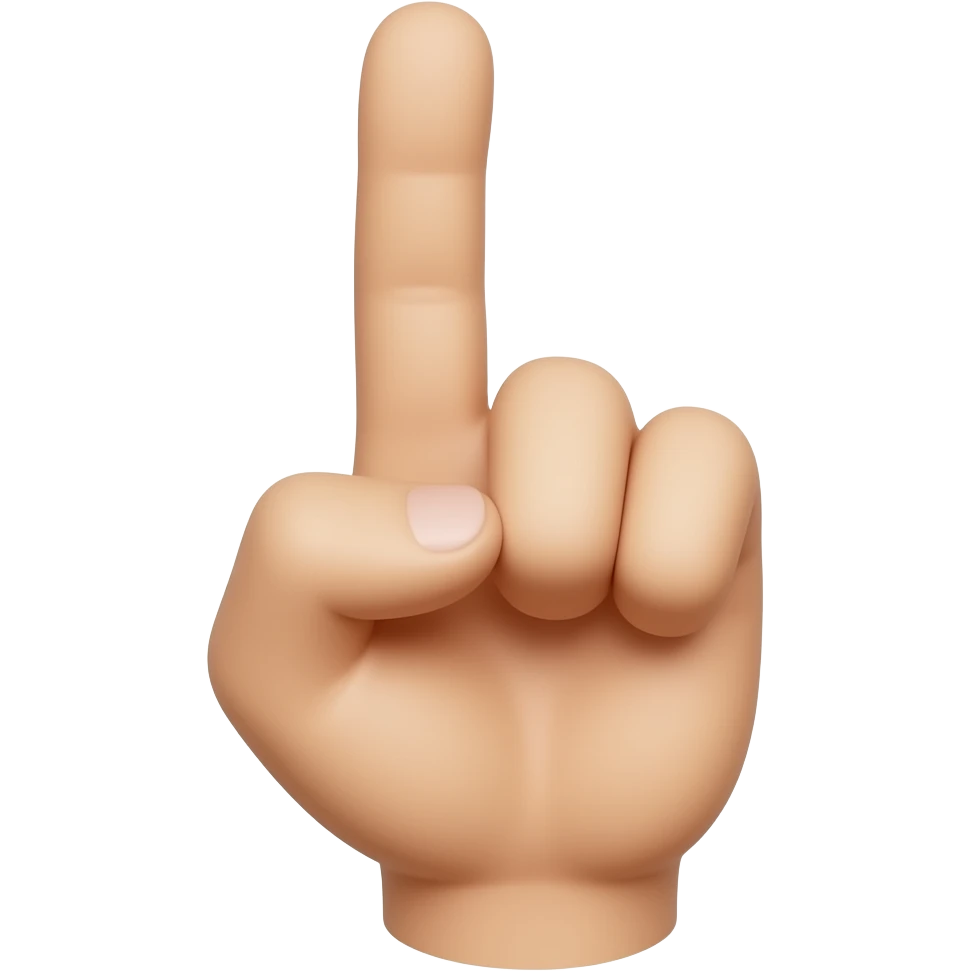 Doigt d'honneur emoji