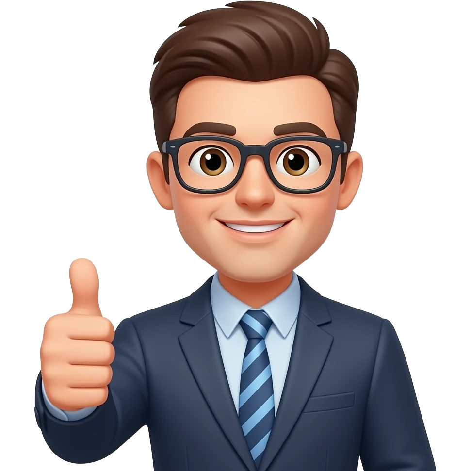 a developer who thumb up emoji