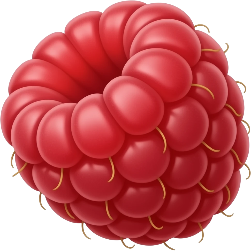 red raspberry emoji