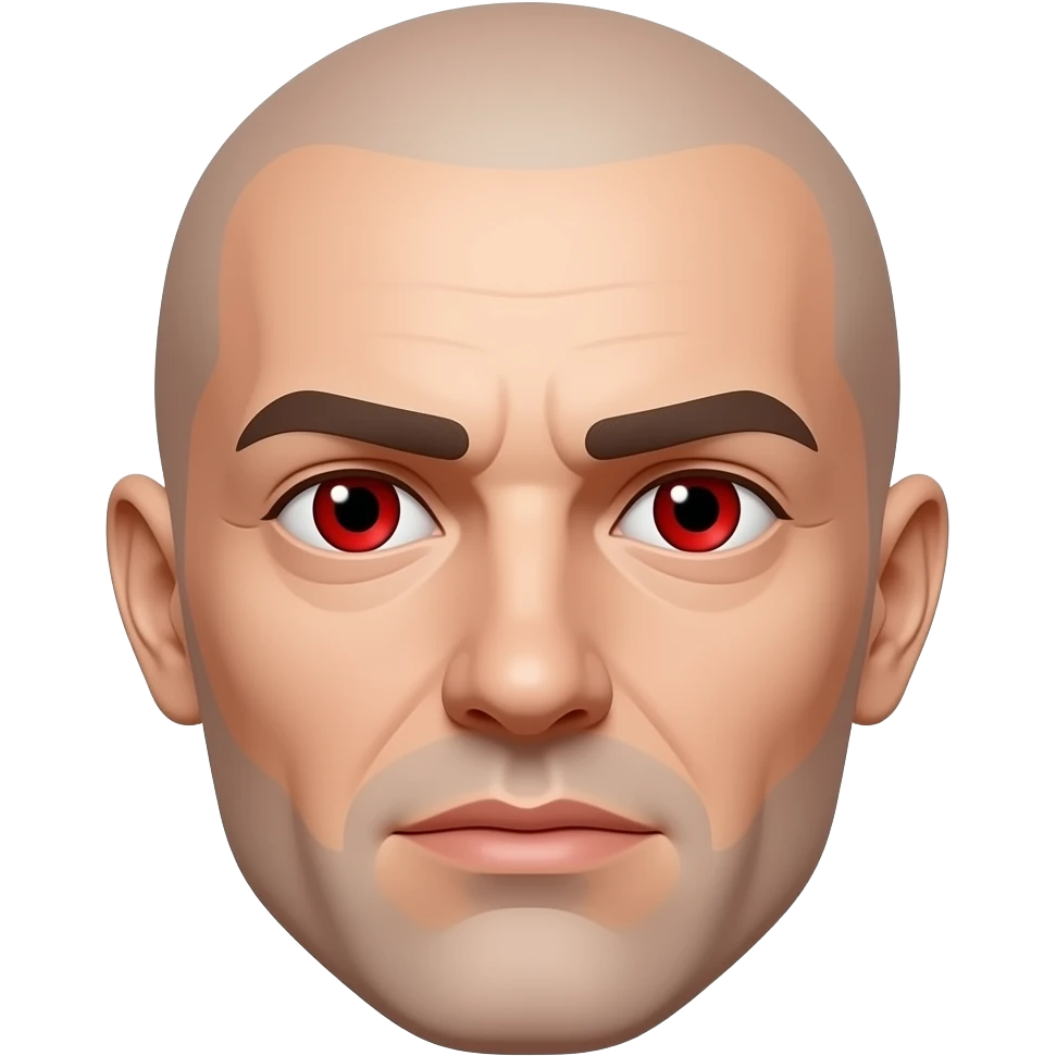 Fais moi un emojis avec les yeux rouge défoncée emoji