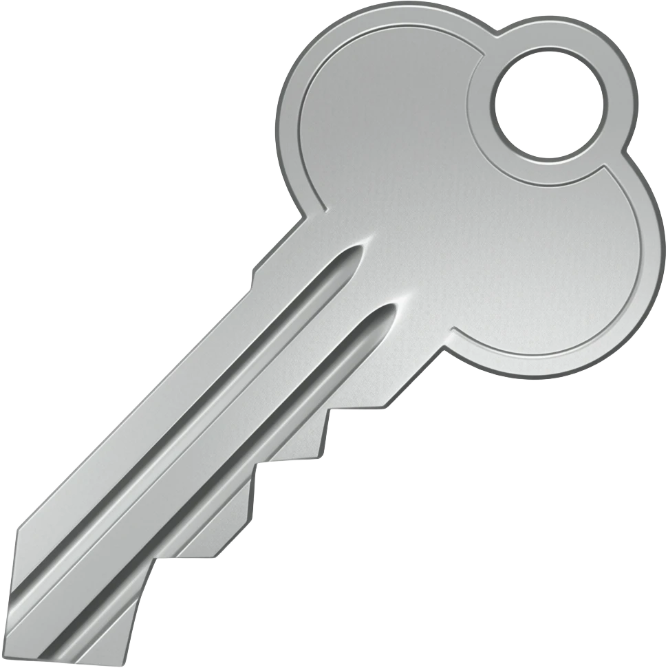 A Key emoji
