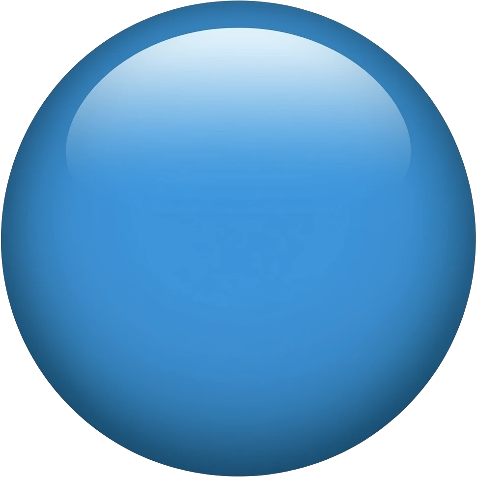 blue circle emoji