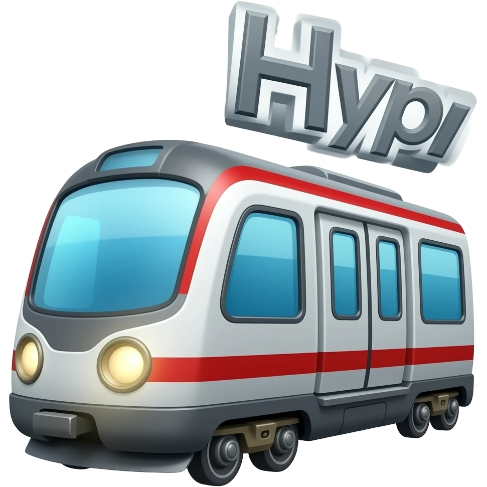 robot themed Hype Train HYPE written above it emoji