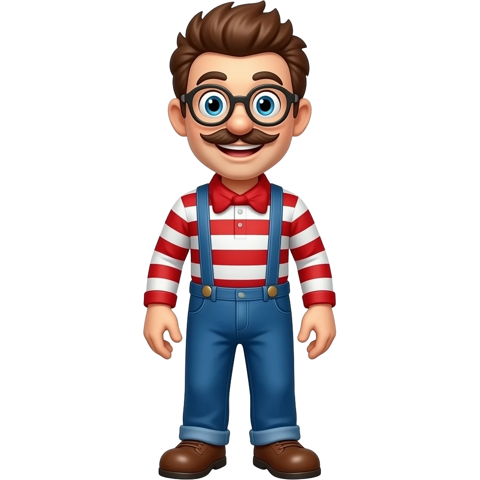 Waldo (fullbody) emoji