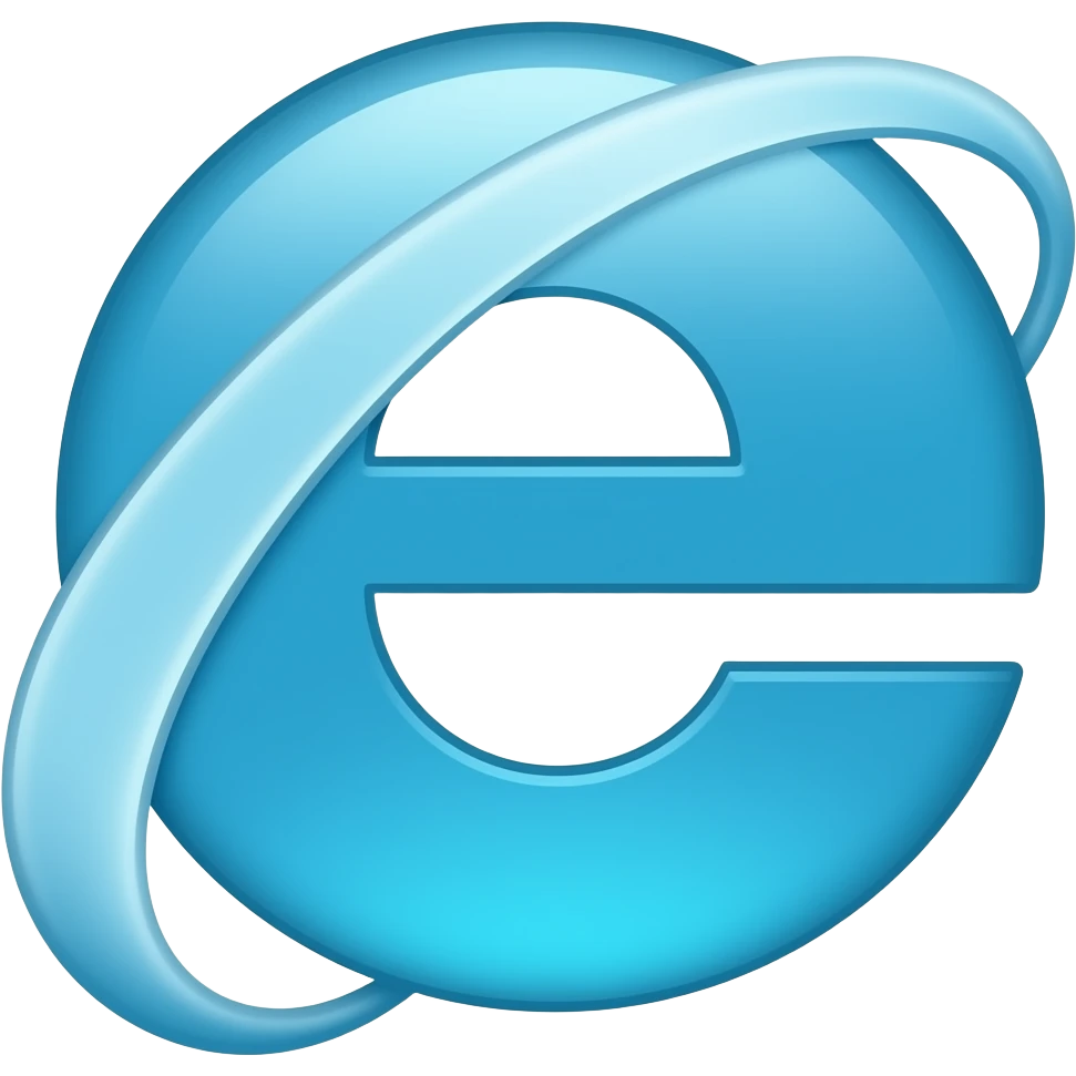 INTERNET EXPLORER logo emoji