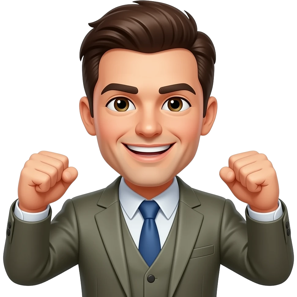 a winner man emoji