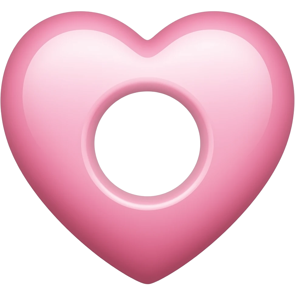 Сердечко внутри буква О emoji