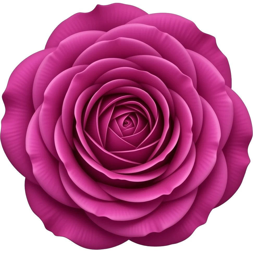 Realistic Baronesse rose by Tantau, intense vivid magenta-fuchsia color ...