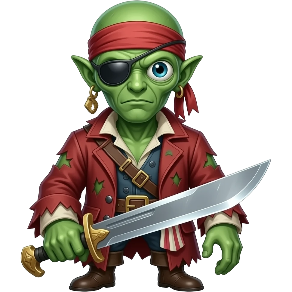pirate alien emoji