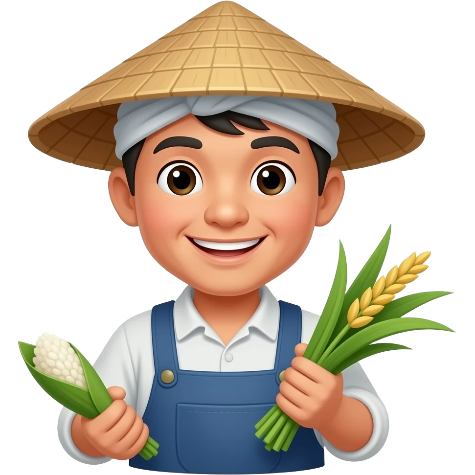 i need a racist asian rice farmer emoji