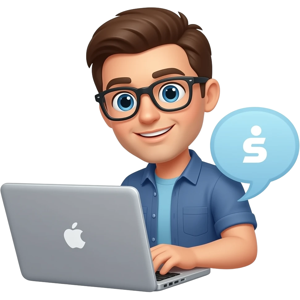 web developer sparkasse withg laptop without glass emoji