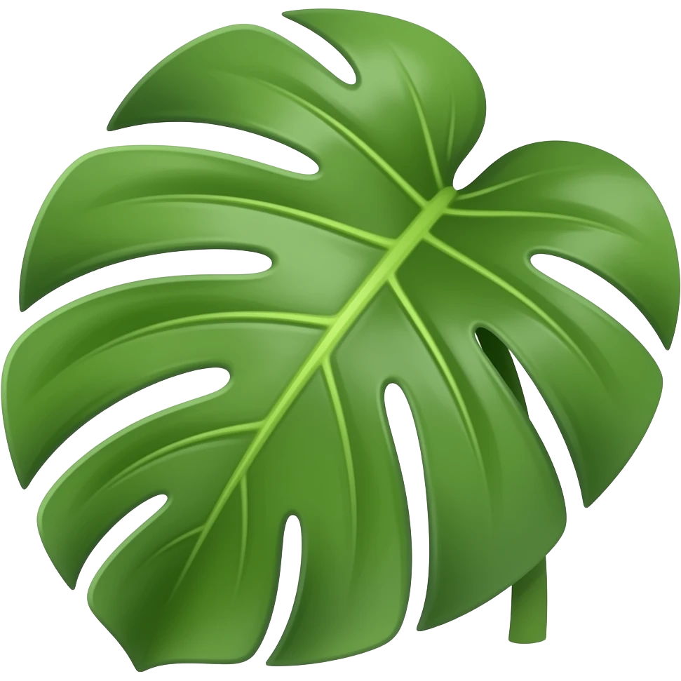 Monstera emoji