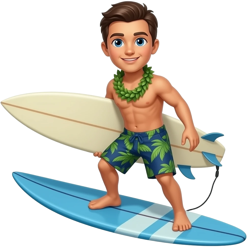 hawaii surfing emoji