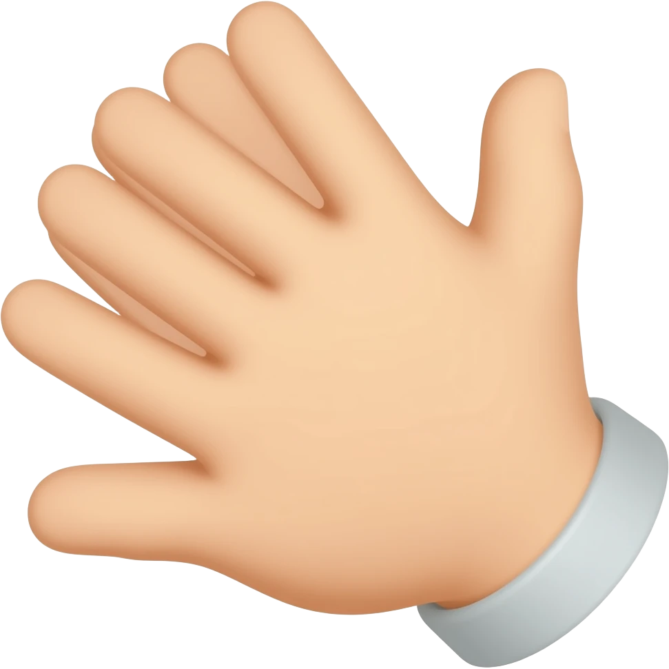 keep the hand emoji