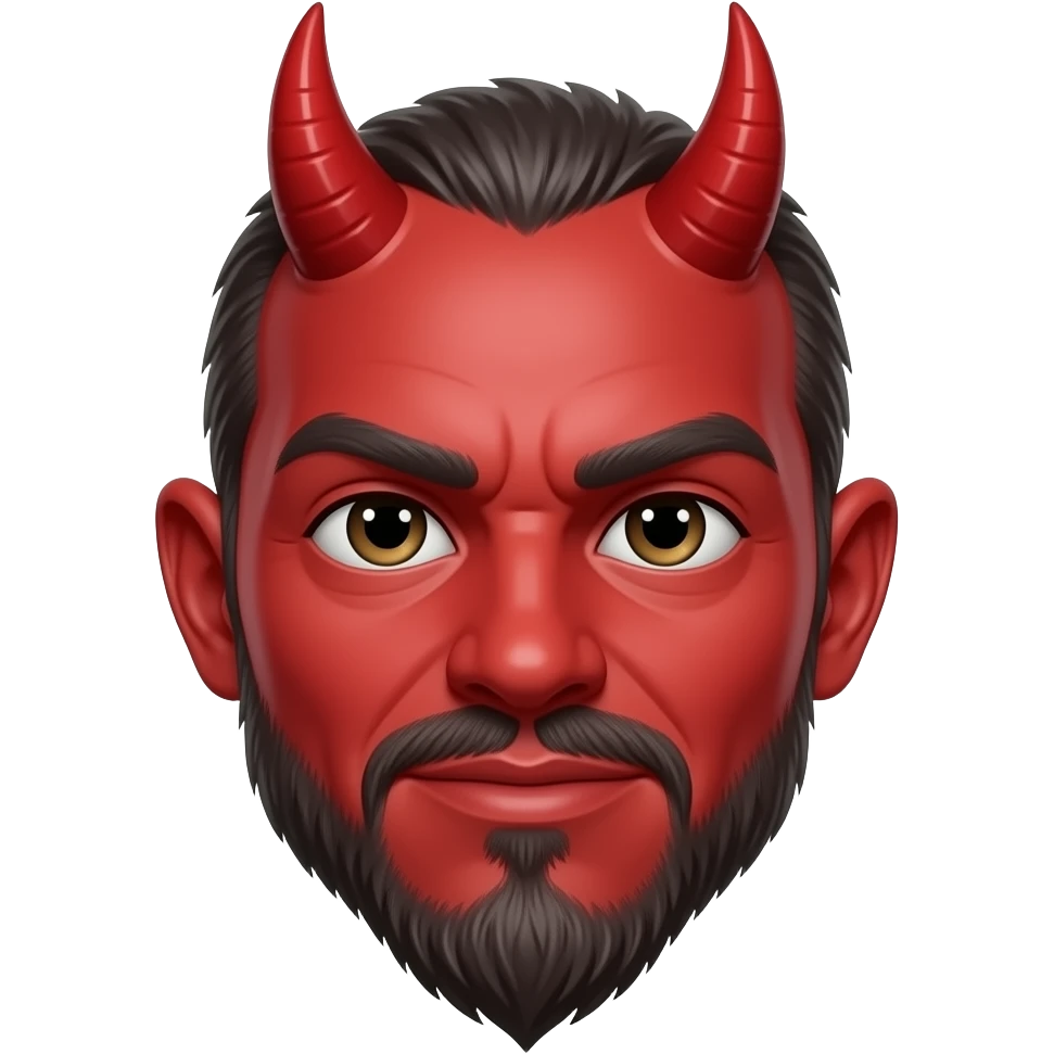 Red demon emoji