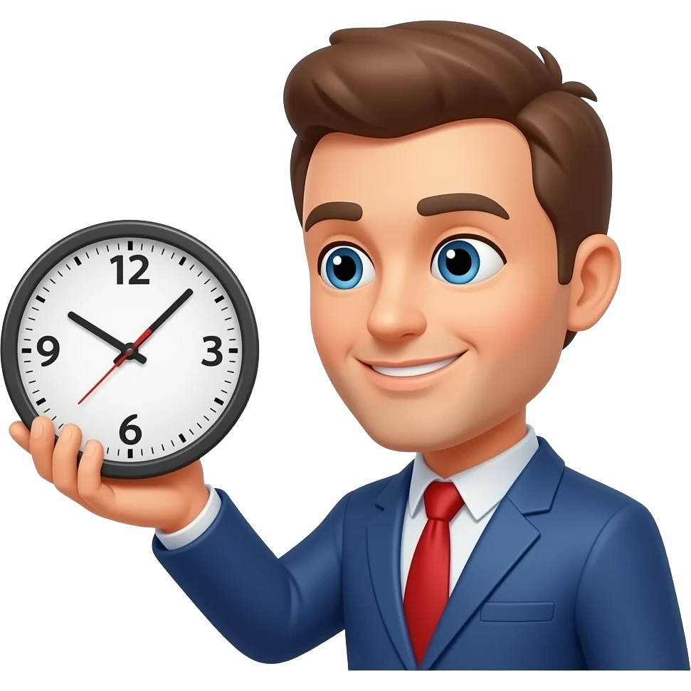 clock men emoji