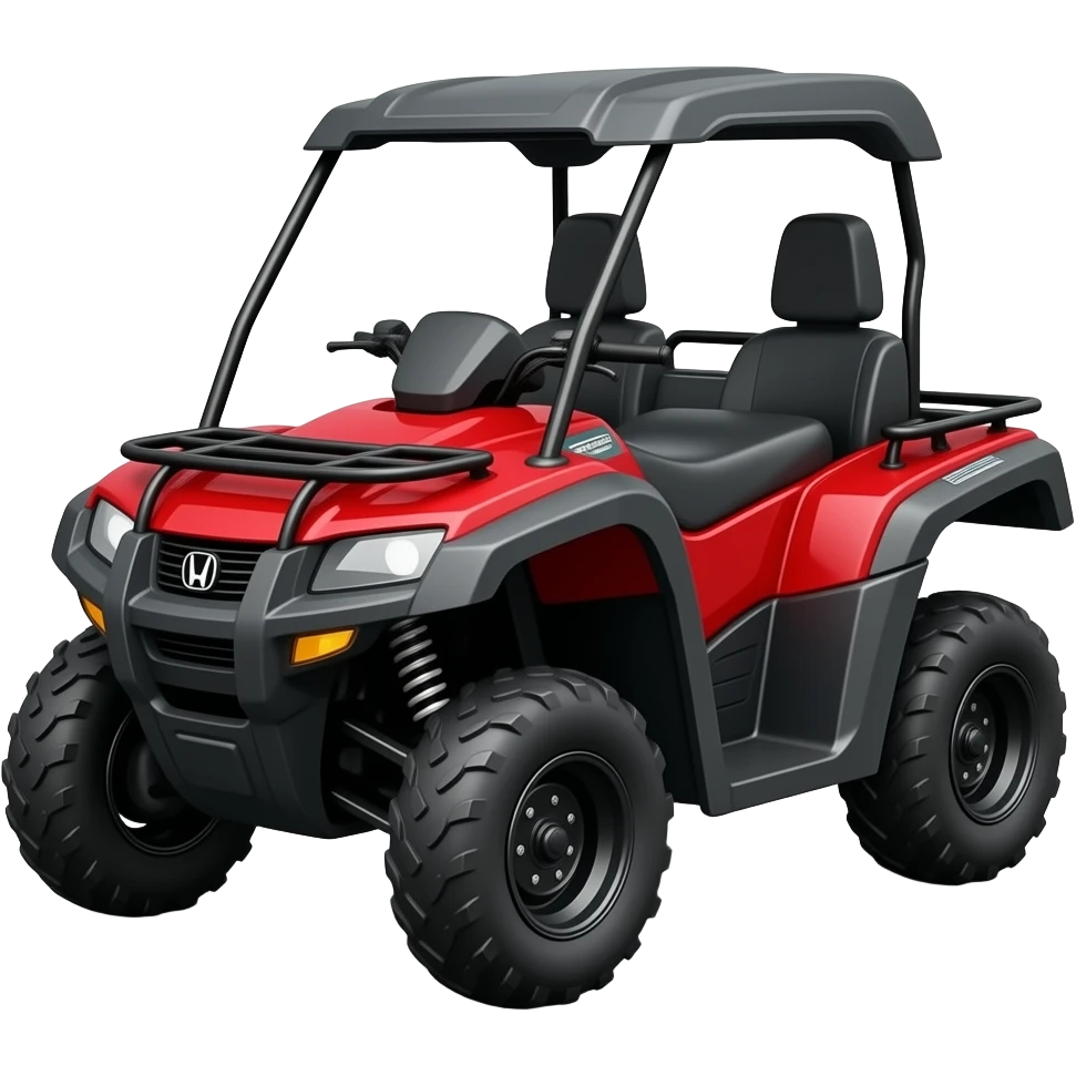 Red Honda TR 420 UTV, without roof emoji