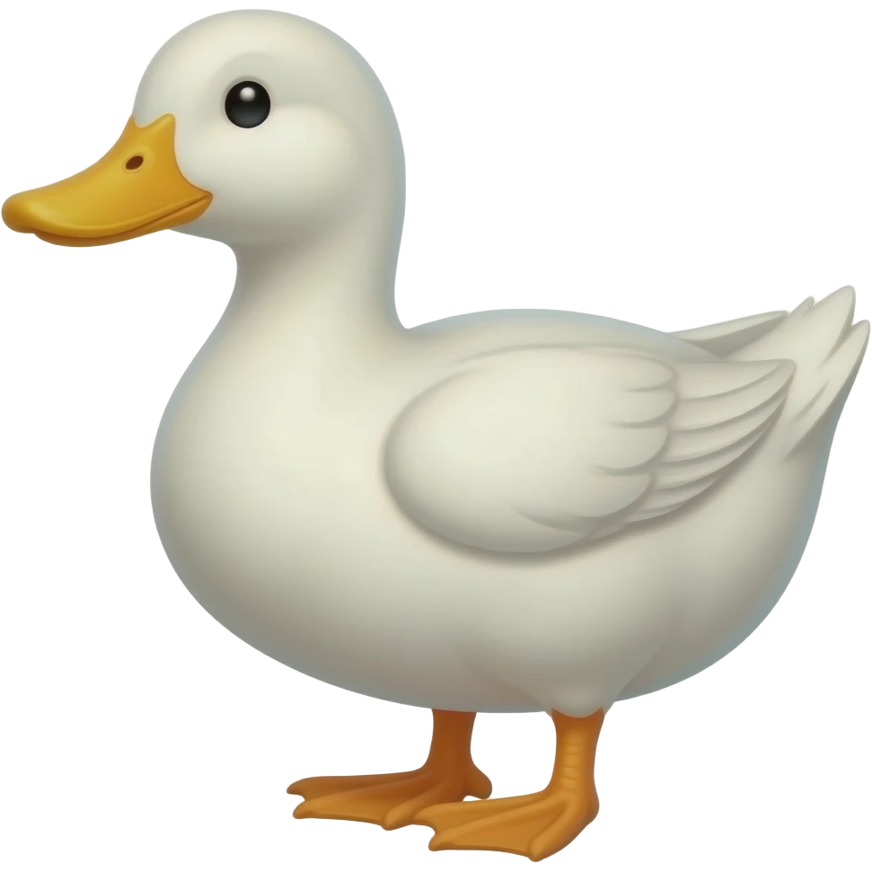 white duck emoji