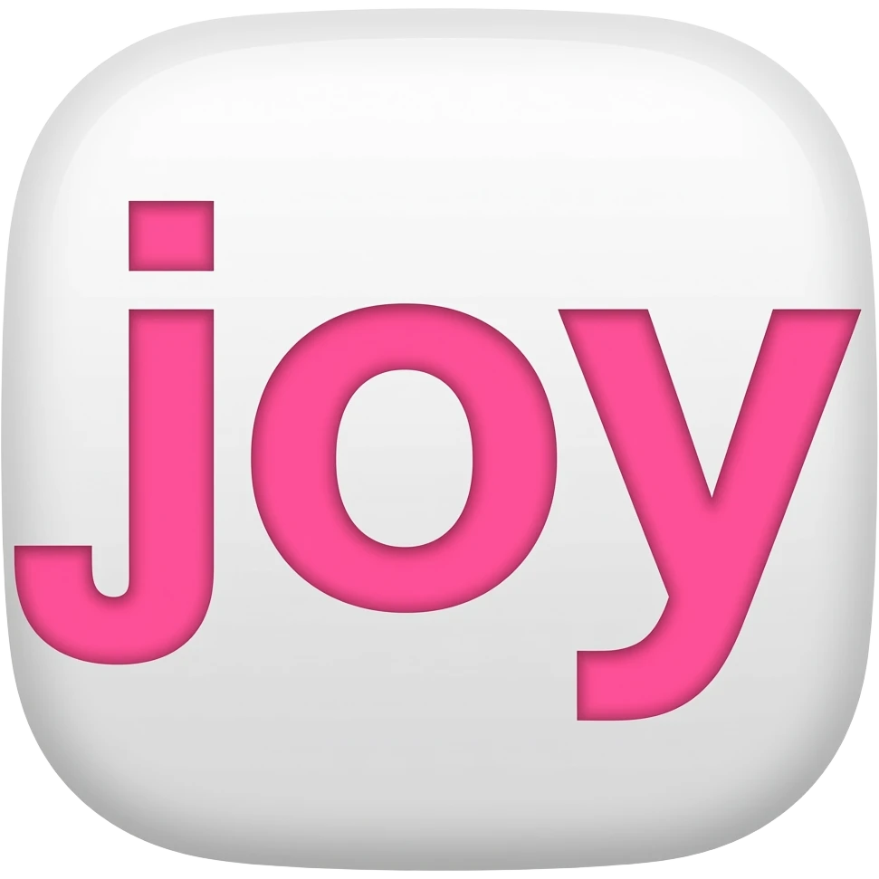pink chinese character joy emoji