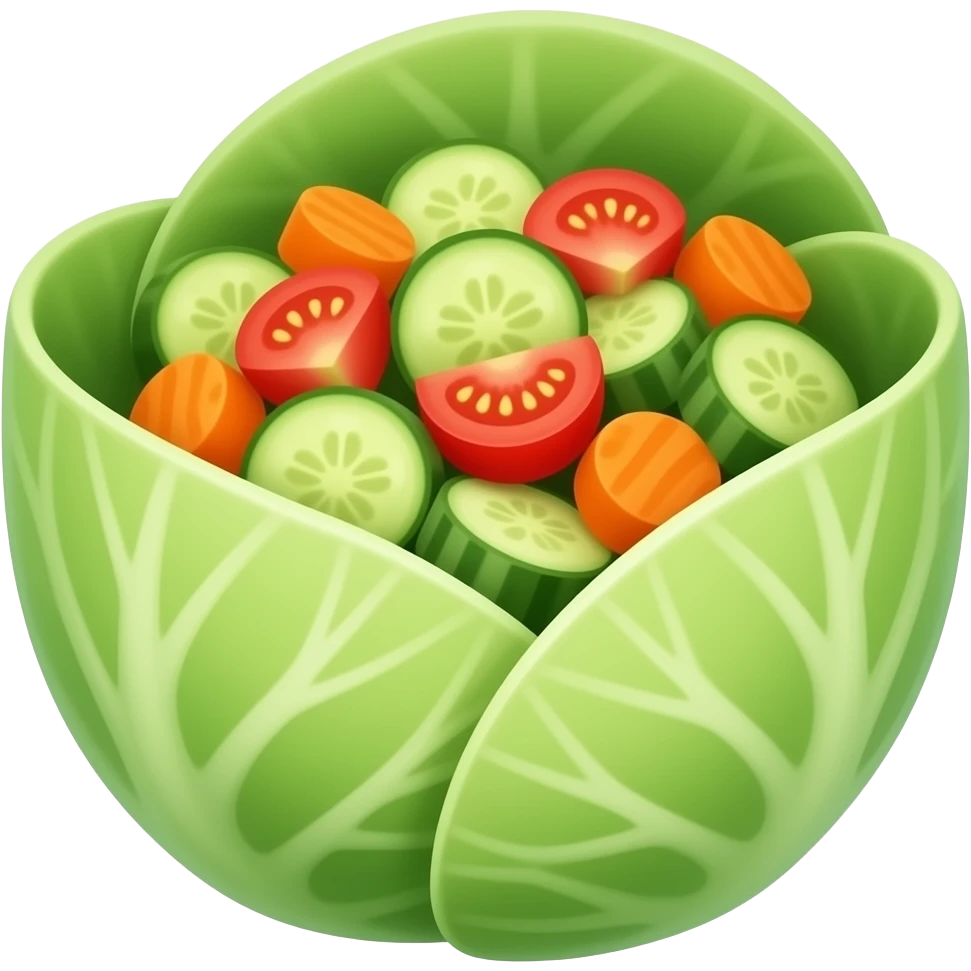 cabbage salad emoji