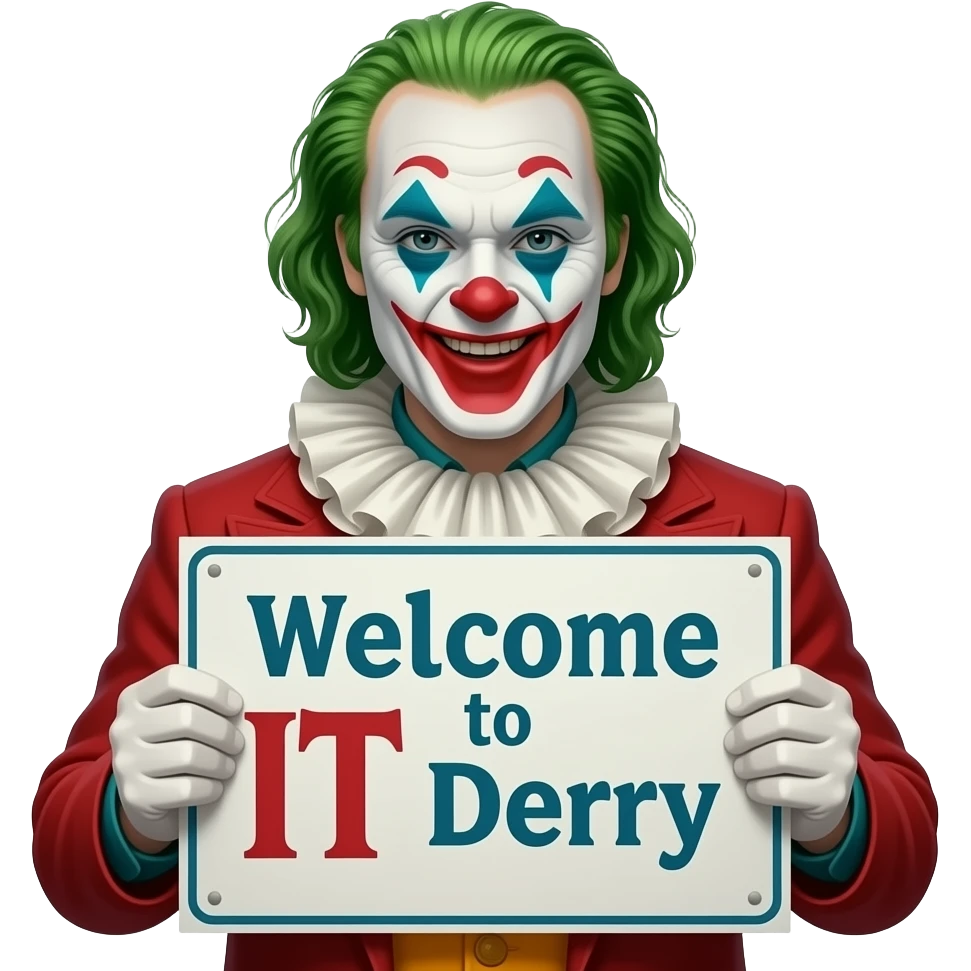 Pennywise IT welcome to derry season 1 emoji