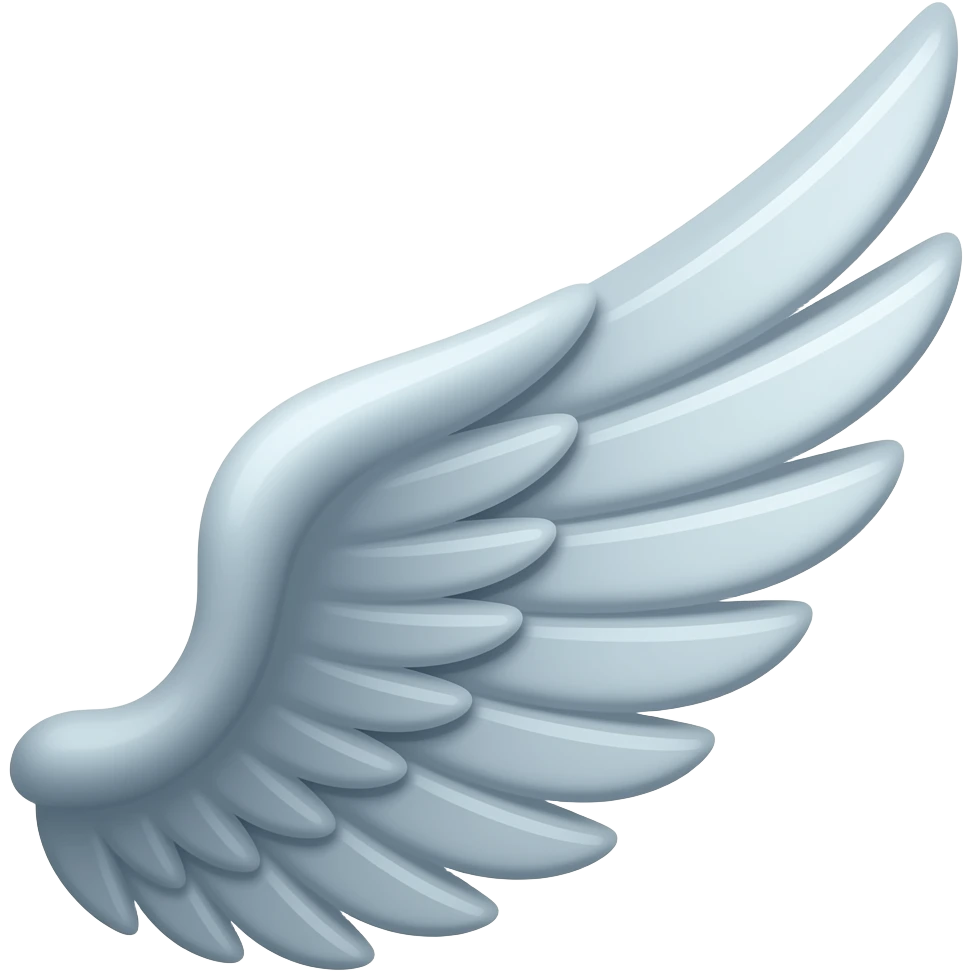 Creat a right side wing emoji