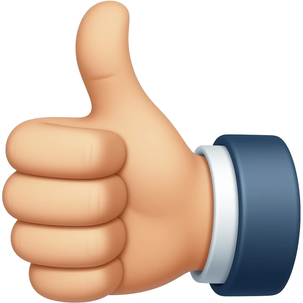 thumbs up emoji