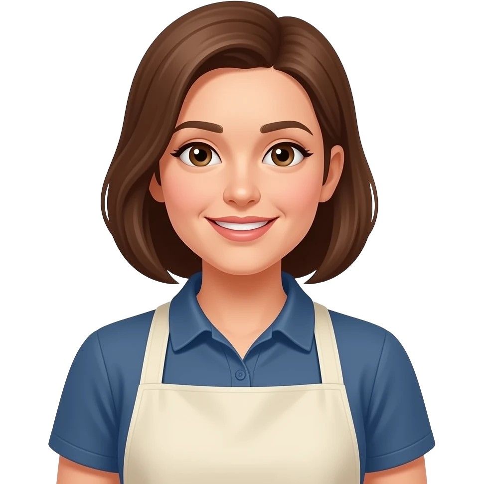 casalinga con grembiule emoji