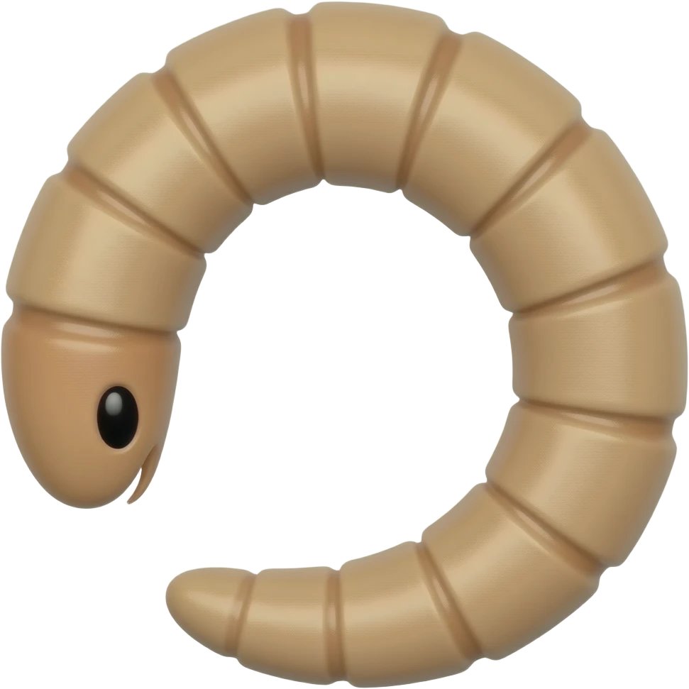 earthworm emoji