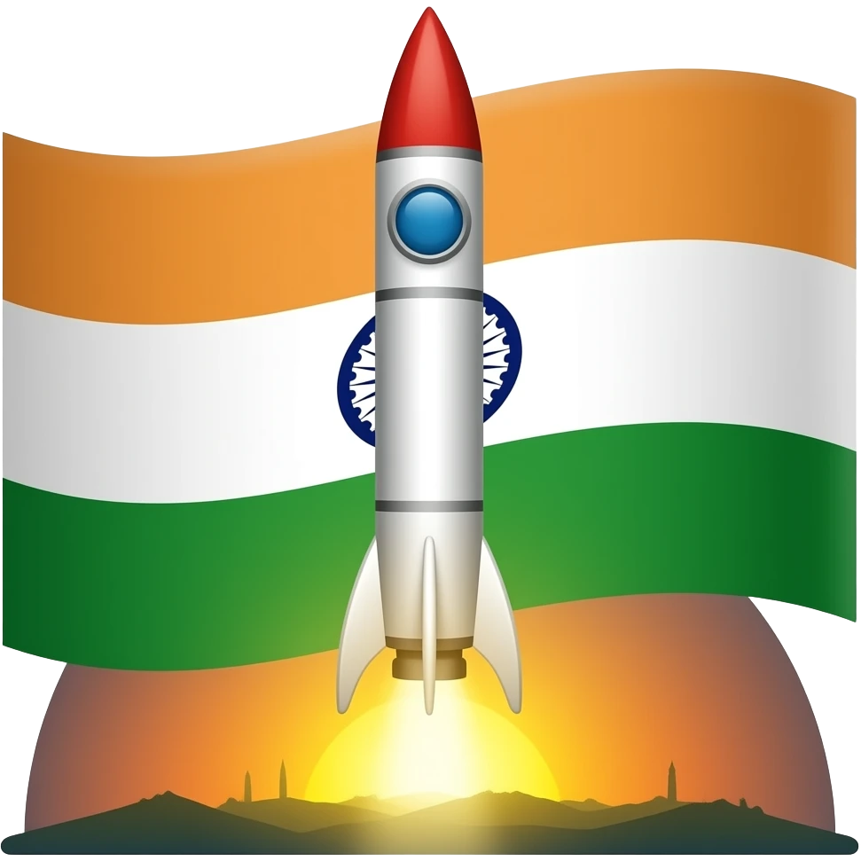 🌅🚀🇮🇳 emoji