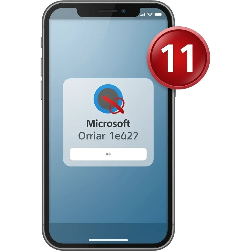 error Microsoft 11 smartphone emoji