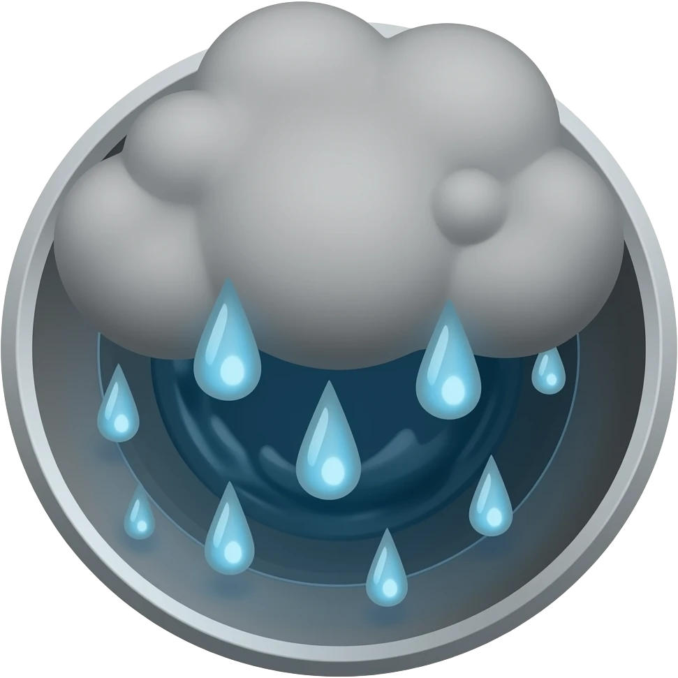 storm draining emoji