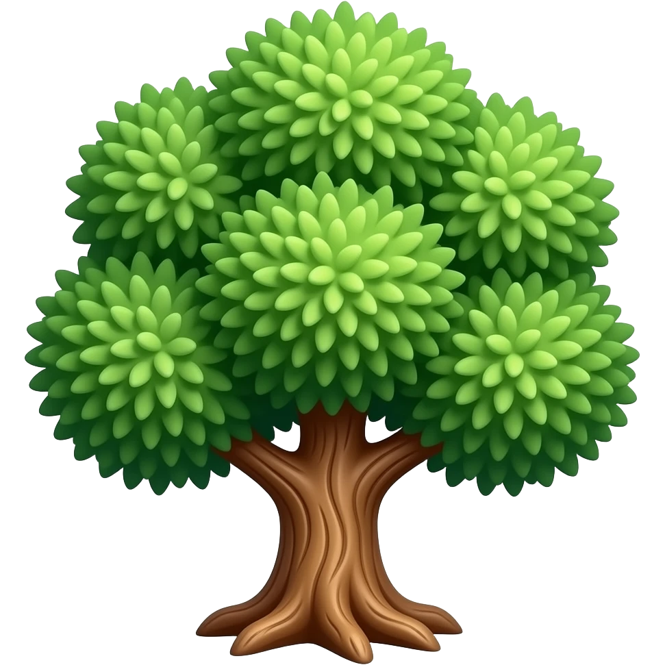 small 3d tree emoji