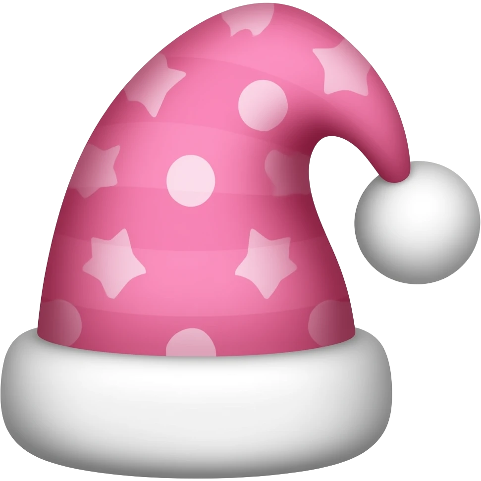 Розовая праздничная шляпа emoji