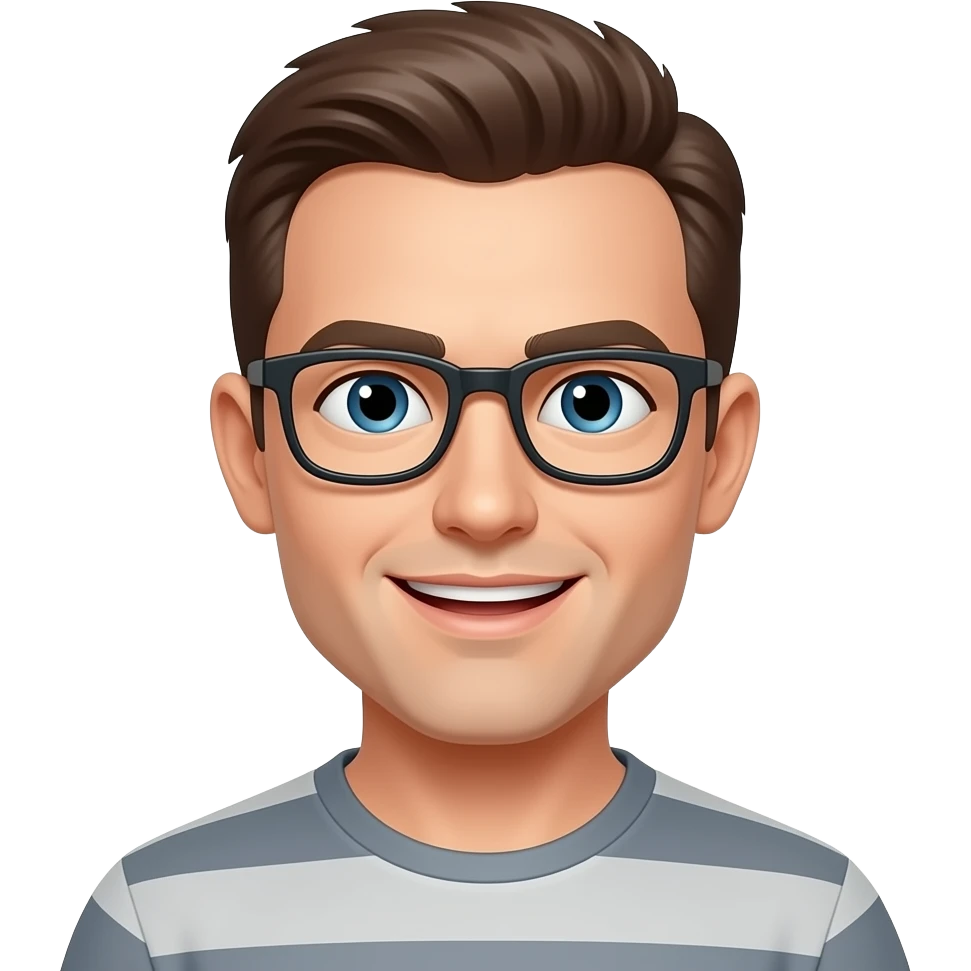 THOMAS (GLASSES NO TEETH GAY) emoji