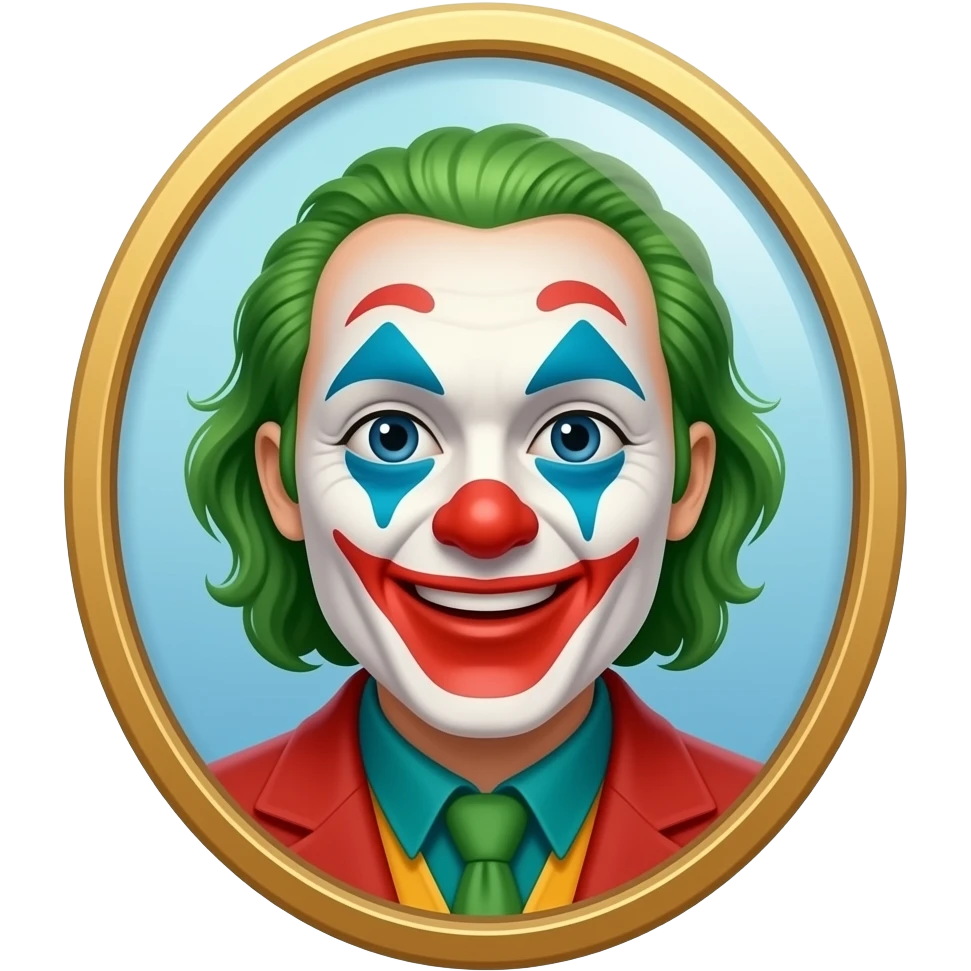clown mirror emoji