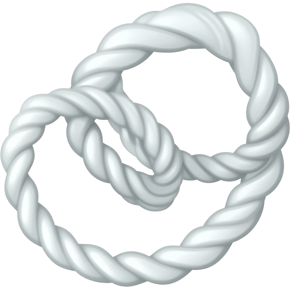 white rope line emoji emoji