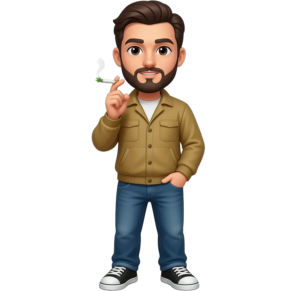 smoking weed emoji