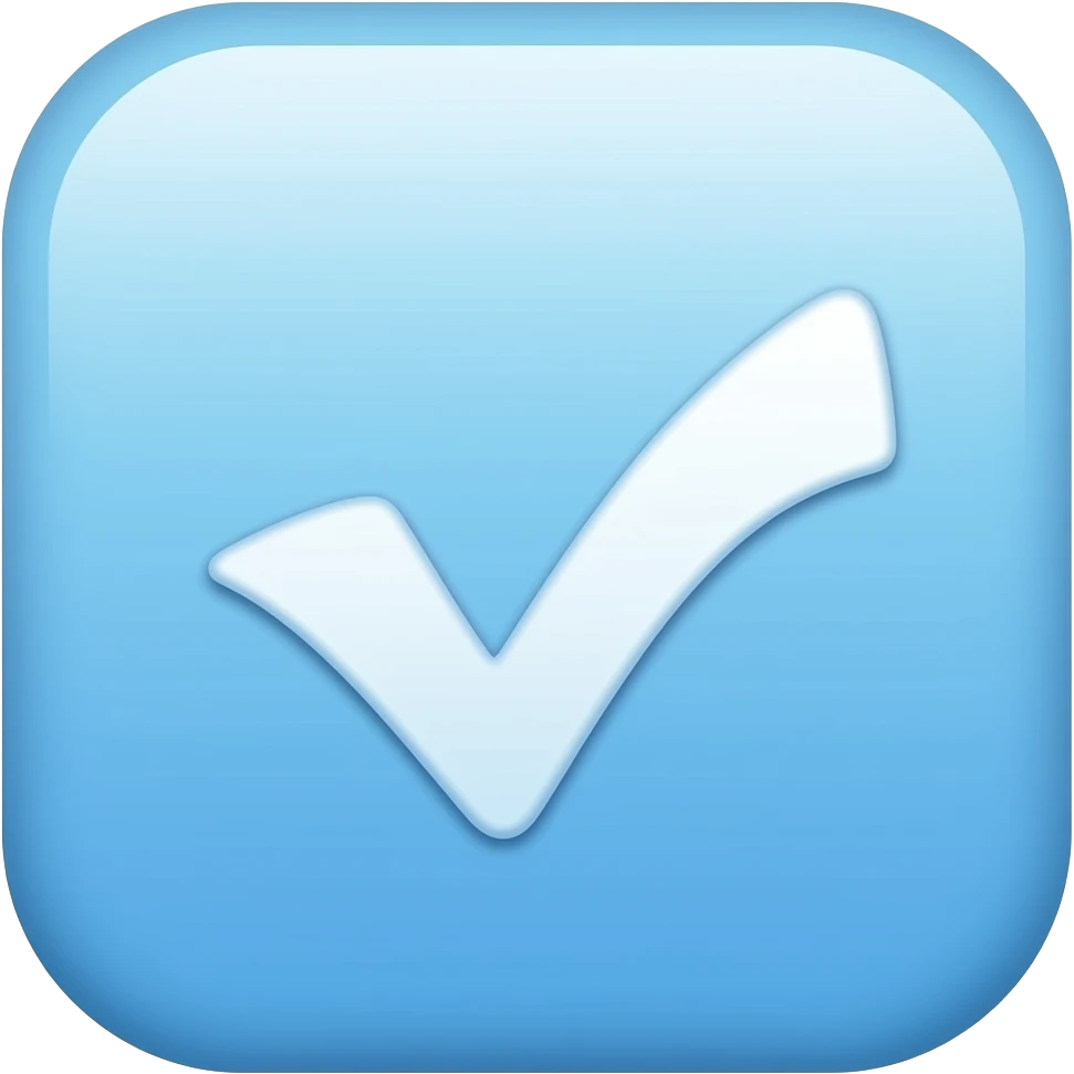 emoji centang biru tiktok emoji